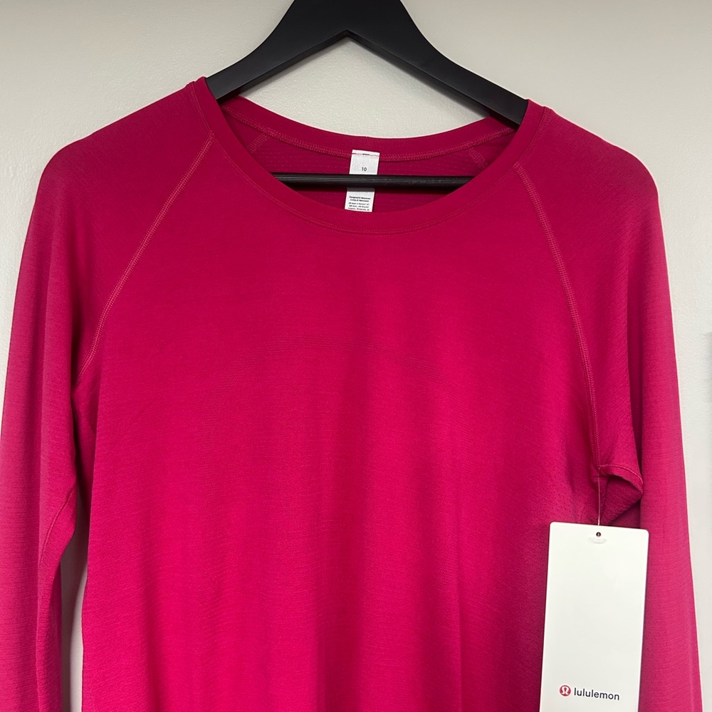 Lululemon Women's Pink Swiftly Long Sleeve